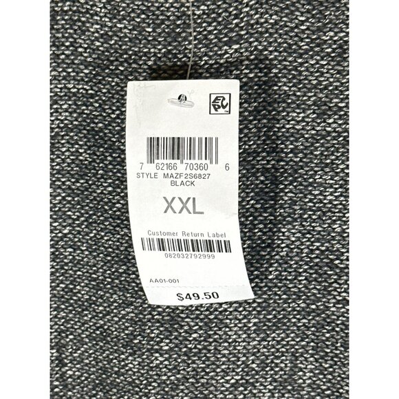 And Now This Mens Knit Pullover Crewneck Sweater, Black, Size XXL, NWT - Picture 4 of 5